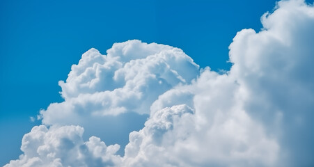 Naklejka na ściany i meble huge clouds, blue sky
