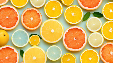 Citrus background pattern