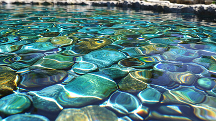 water drops on the glass