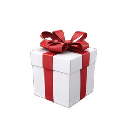 gift box isolated on white 3d render design