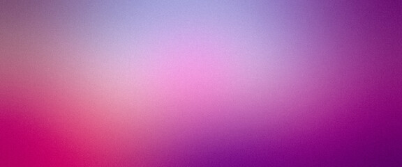Abstract purple pink ultrawide gradient grainy premium background. Perfect for design, banner, wallpaper, template, art, creative projects, desktop. Exclusive quality, vintage style of the 80s, 90s