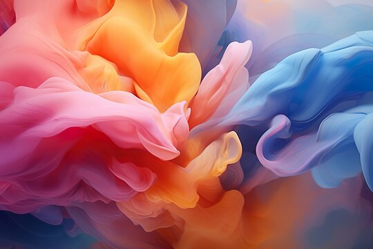 Vibrant colors flow in abstract wave pattern colorful waves lines
