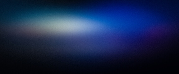 Abstract blue azure purple dark ultrawide gradient grainy premium banner. Perfect for design, background, wallpaper, template, art, creative projects, desktop. Exclusive quality, vintage style