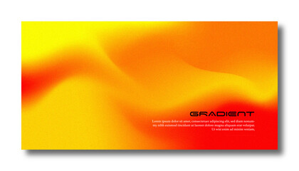 Naklejka premium Abstract color gradient modern blurred background and film grain texture template with an elegant