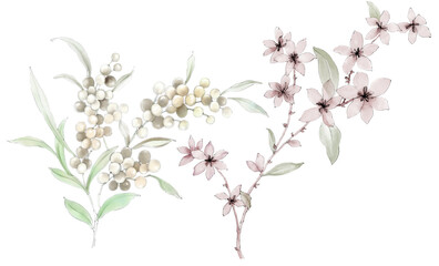 Obraz premium Floral realystic motivation poster in square, blooming beauty, fashion t-shirt design, flowers, colorfull peony message Spring in me, wedding card