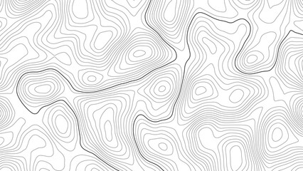 Topo contour map on white background, Universe topography map on white background, Topography geography map on white background, Terrain topography map on white background, - obrazy, fototapety, plakaty