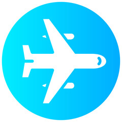 air shipping round vector icon