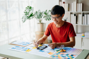 UX graphic designer planning application process development prototype wireframe for web smart...