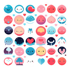sticker cute Generative ai