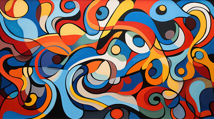 Naklejka premium Abstract Cognitive Fusion