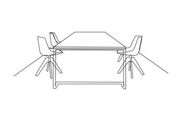 Simple meeting room.