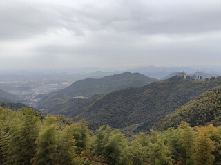 View of Moganshan Scenic Area in China