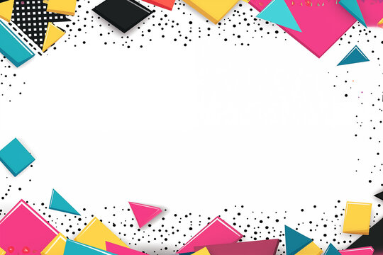 vintage vibes: back to the 90s background with copy space