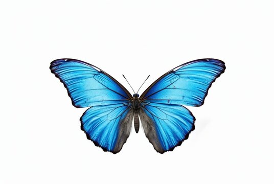 beautiful butterfly isolated on white background. generative ai