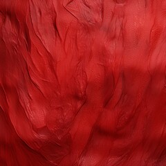 A close-up of red textured background, capturing the richness and depth of the color in high...