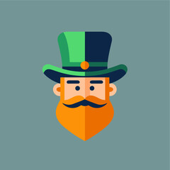 Leprechaun Flat Illustration