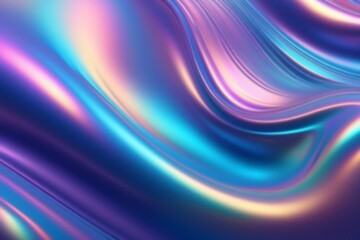 Premium quality colorful Holographic Abstract background. ai generative