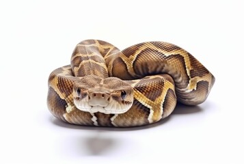 Obraz premium python isolated on white background. generative ai