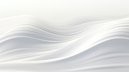 White Background With Wavy Lines, Simple and Elegant Design Element