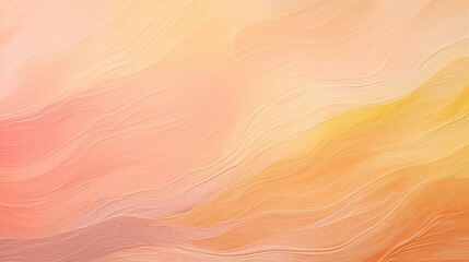 Obraz premium Abstract textured background in shade of apricot, pastel pink, orange, yellow. Modern background