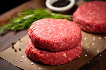 Raw Burger Patties