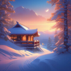 Greeting festive card