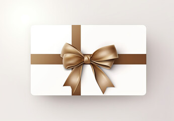 White Gift Box With Gold Bow for Special Occasions - Simple and Elegant Packaging