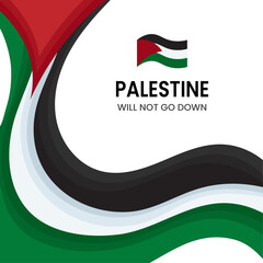Palestine Flag Background