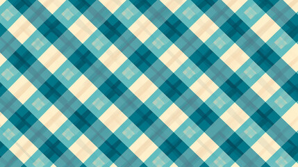 blue plaid fabric background