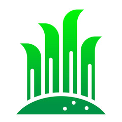 green grass icon