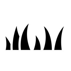 grass silhouettes icon