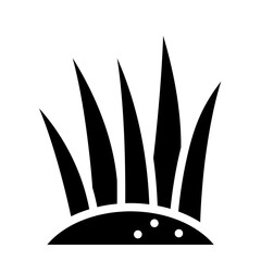 grass silhouettes icon