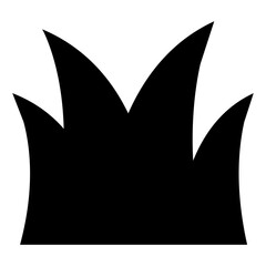 grass silhouettes icon