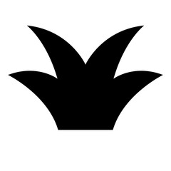 grass silhouettes icon