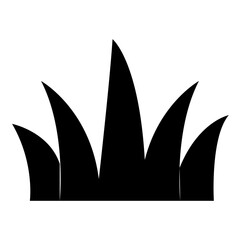 grass silhouettes icon