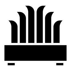 grass silhouettes icon