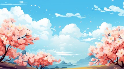 Blossoming flower in spring