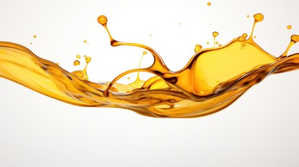 Oil in motion on. Golden elegance. Fuel. Abstract yellow gold
