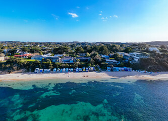Aerial View of Portsea in Australia