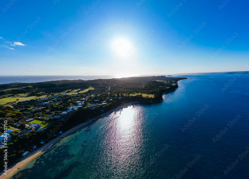 Canvas Prints aerial view of portsea in australia