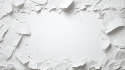 White paper ripped  background with copy space