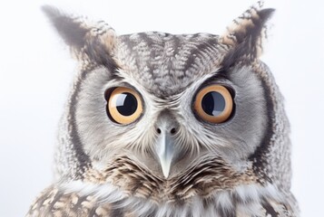 Naklejka premium owl isolated on white background. generative ai