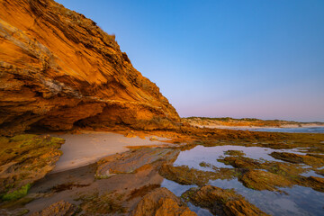 Fototapeta na wymiar Number 16 Beach in Rye Australia