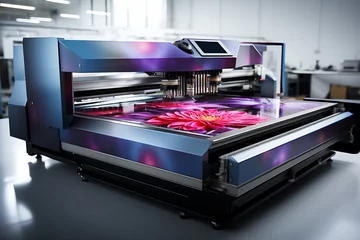 Foto op Plexiglas View of a Beautiful Digital UV printing machine © Baby