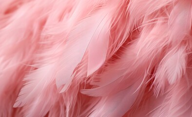 Light pink feathers background texture