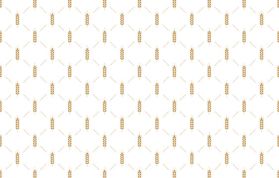 Wheat pattern wallpaper. oat symbol. free space for text. rice sign. Rice pattern wallpaper.