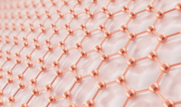 serum and molecule on skin cell. vitamin reduce up saggy. protection skin concept. 3d rendering.