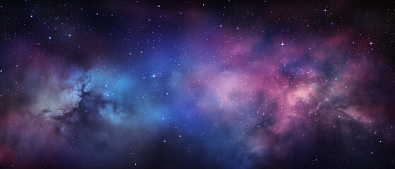 Obraz premium Abstract space background with dark midnight blue gradient