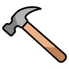 Hammer Icon Element For Design