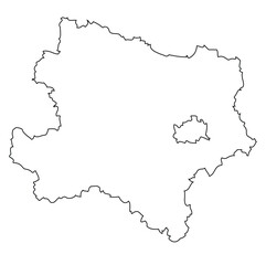 Nieder&ouml;sterreich - map of the region of the country Austria